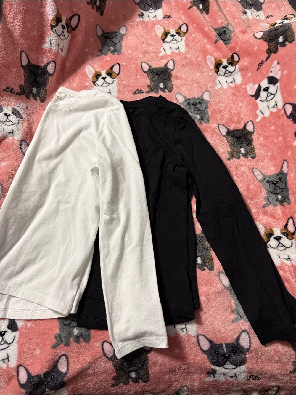 Old Navy Kids Long Sleeve Tees - White and Black